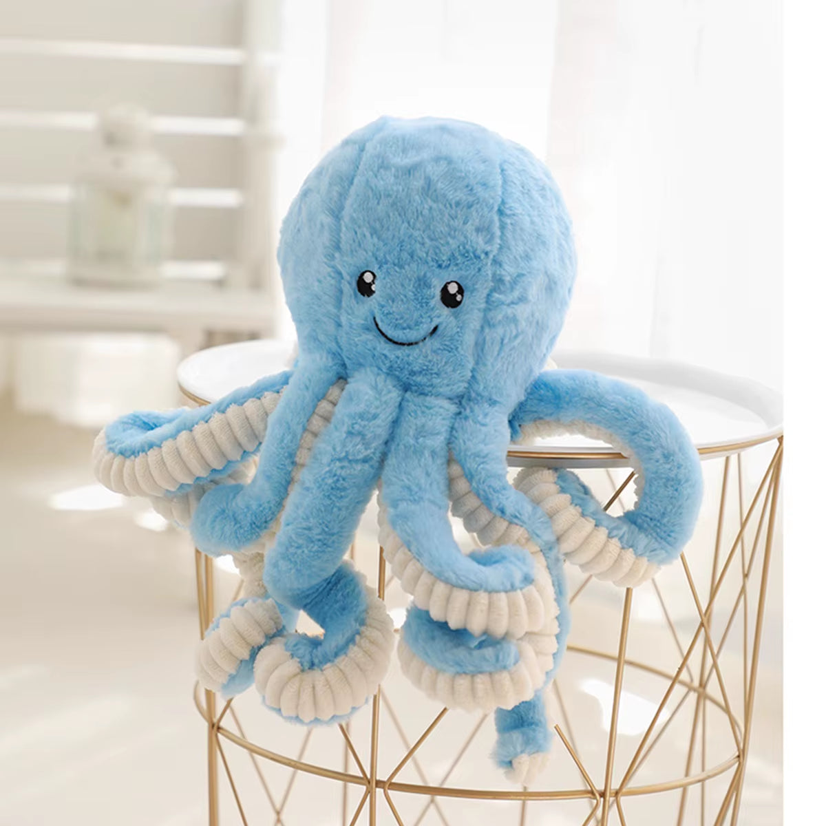 2 Sizes Cute Toy Octopus Plush Animals Toys PP Cotton Stuffed Animals Doll for Children Girls Home Decoration Birthday Gifts